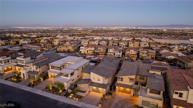 436 Crown Mesa Ave, Las Vegas, NV 89138 - aerial view at dusk of a residential view