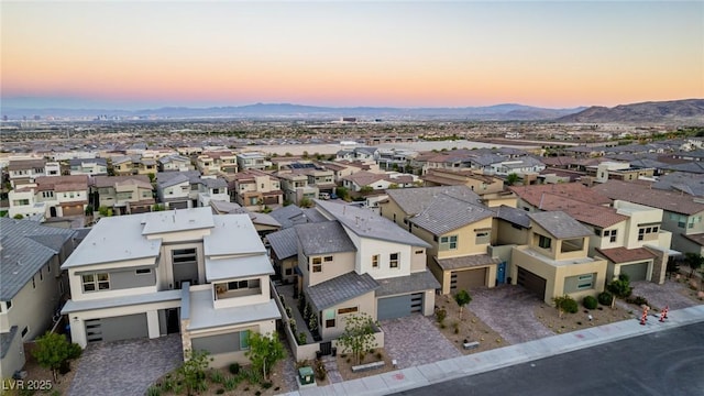 436 Crown Mesa Ave, Las Vegas, NV 89138 - aerial perspective of suburban area featuring mountains