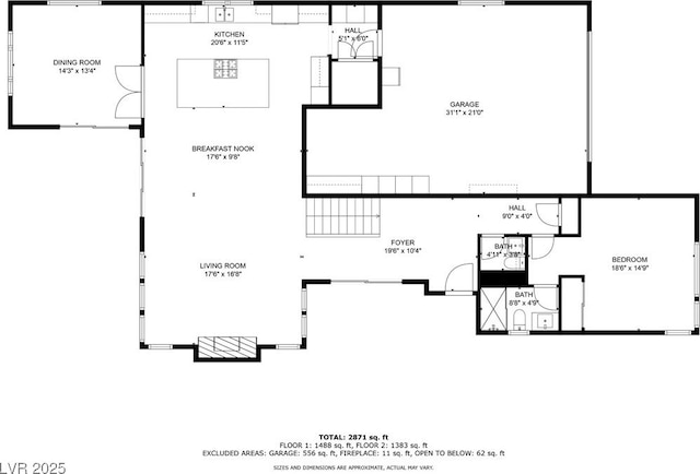 436 Crown Mesa Ave, Las Vegas, NV 89138 - room layout
