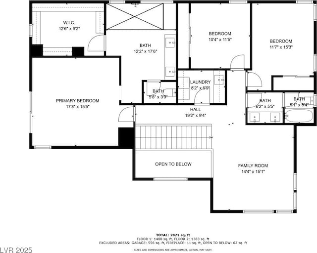 436 Crown Mesa Ave, Las Vegas, NV 89138 - floor plan / room layout