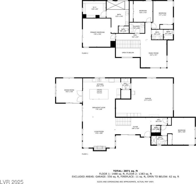 436 Crown Mesa Ave, Las Vegas, NV 89138 - floor plan / room layout
