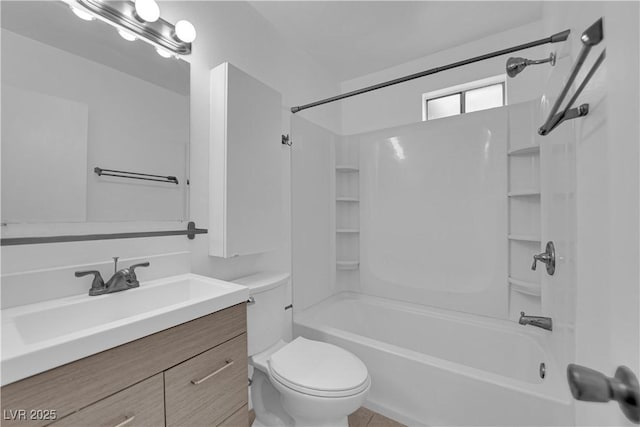 5029 Spencer St Unit D, Las Vegas, NV 89119 - full bath featuring toilet, shower / washtub combination, and vanity
