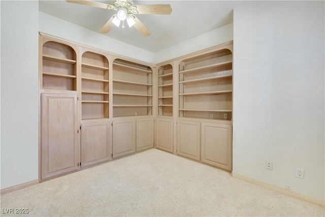 1931 Pago Ct, Las Vegas, NV 89117 - spare room featuring light carpet and a ceiling fan