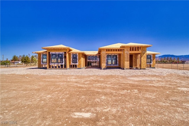 1550 W Jornada St, Pahrump, NV 89048 - back of house featuring a mountain view