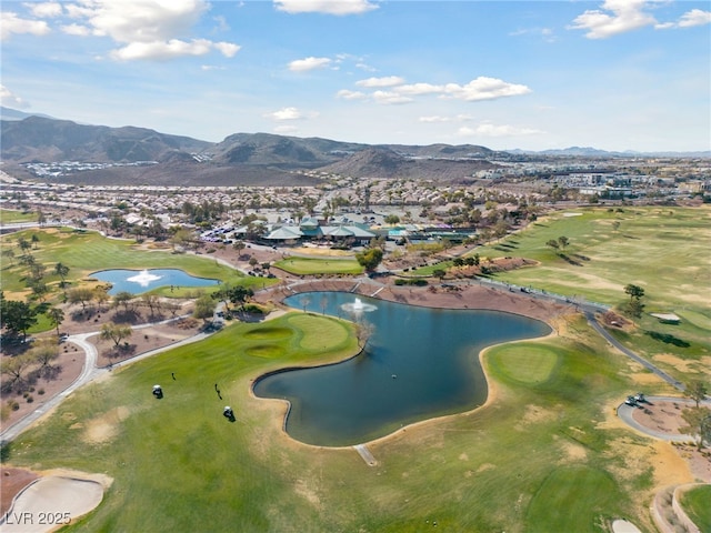 2029 Poppywood Ave, Henderson, NV 89012 - aerial view of property and surrounding area with a water and mountain view and nearby suburban area