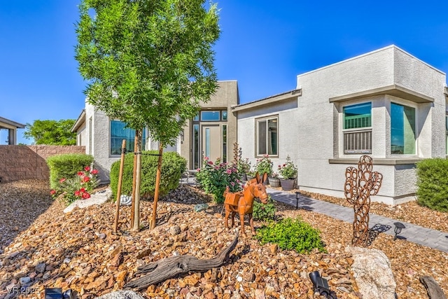 4893 E Cedar Creek Way, Pahrump, NV 89061 - view of front of home with stucco siding