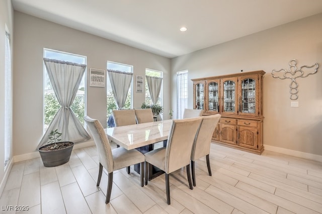 4893 E Cedar Creek Way, Pahrump, NV 89061 - dining area with baseboards and recessed lighting