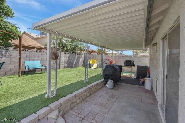 1622 Lorna Dr, Henderson, NV 89011 - view of patio featuring a playground