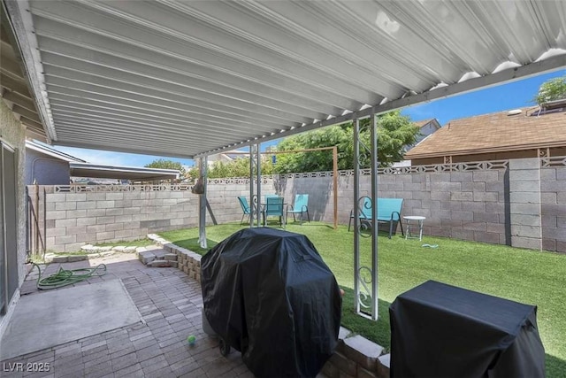 1622 Lorna Dr, Henderson, NV 89011 - view of patio with a grill
