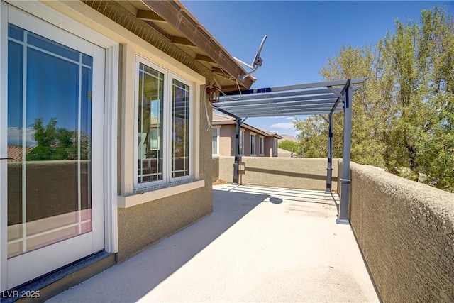view of patio