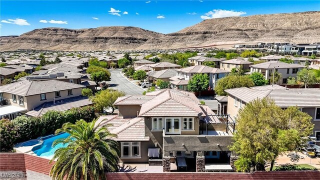10520 Maystar Ln, Las Vegas, NV 89135 - view of mountain backdrop with nearby suburban area
