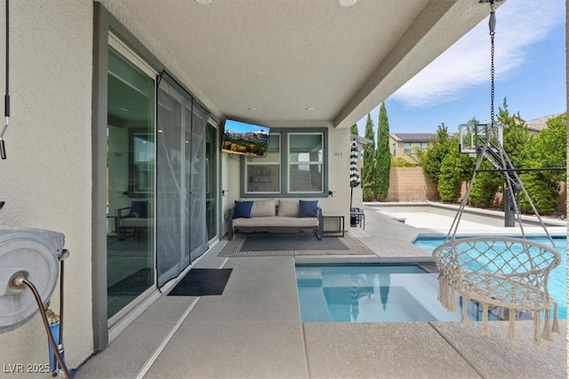 9710 Hiking Ave, Las Vegas, NV 89166 - view of swimming pool featuring a patio area