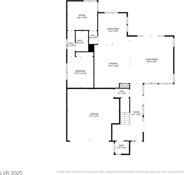 9710 Hiking Ave, Las Vegas, NV 89166 - home floor plan