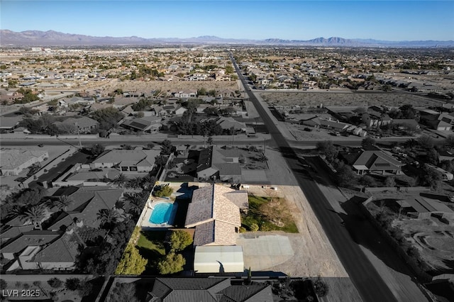 10140 W Tropical Pkwy, Las Vegas, NV 89149 - aerial view of residential area featuring mountains