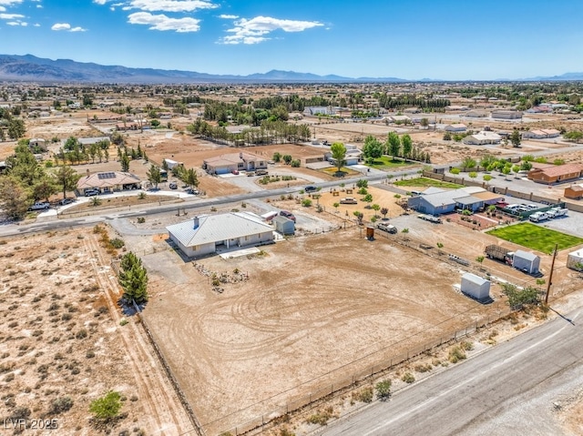 1410 Tiptop Trl, Pahrump, NV 89048 - aerial view of a mountainous background and a desert landscape