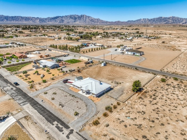 1410 Tiptop Trl, Pahrump, NV 89048 - overview of rural landscape with a desert landscape and mountains