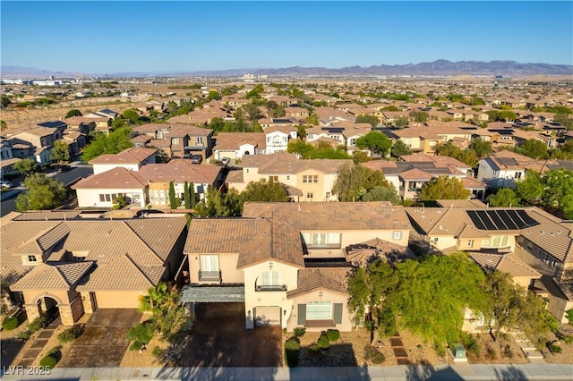 10002 Trapper Mountain St, Las Vegas, NV 89178 - aerial view of residential area with mountains