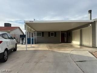 5804 Balzar Ave, Las Vegas, NV 89108 - manufactured / mobile home featuring an attached carport and driveway