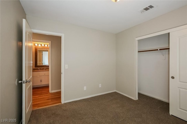 3416 Steppe St, North Las Vegas, NV 89032 - unfurnished bedroom featuring carpet, a closet, and baseboards