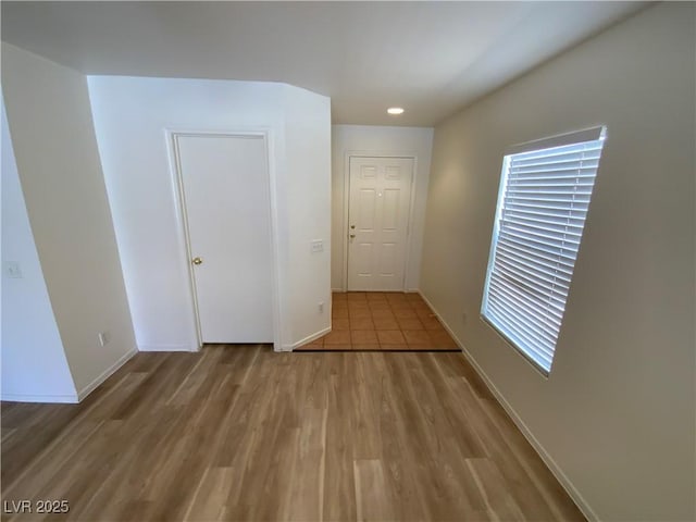 5474 Jacobs Field St, Las Vegas, NV 89148 - empty room with wood finished floors, baseboards, and recessed lighting