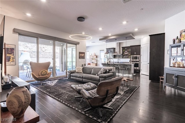 125 Mirage View Dr, Henderson, NV 89011 - living room featuring dark wood finished floors