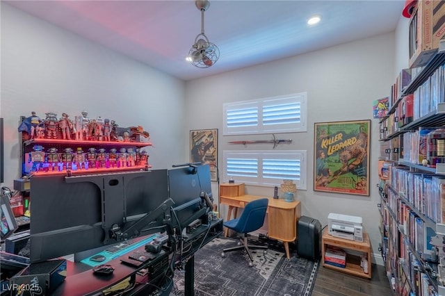 125 Mirage View Dr, Henderson, NV 89011 - office space featuring wood finished floors, baseboards, and recessed lighting