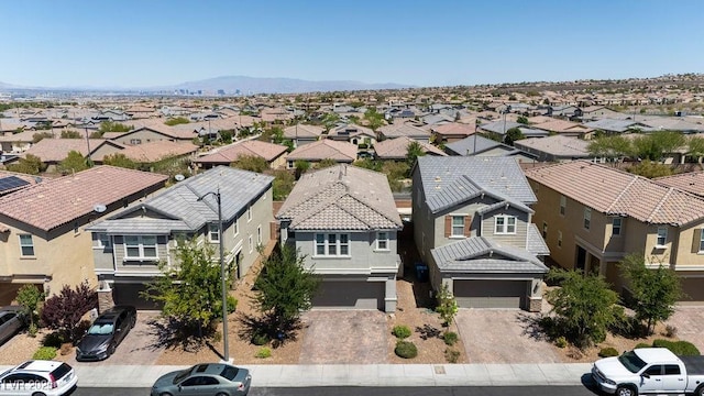 aerial perspective of suburban area