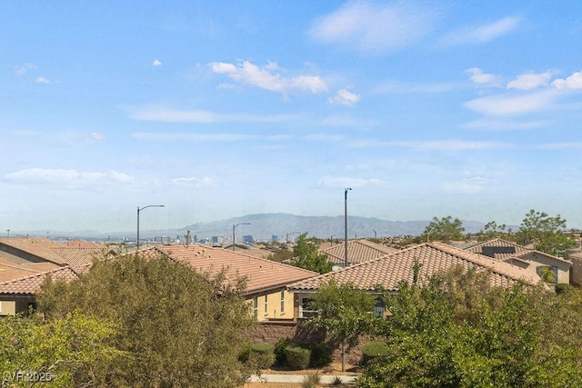 view of mountain backdrop