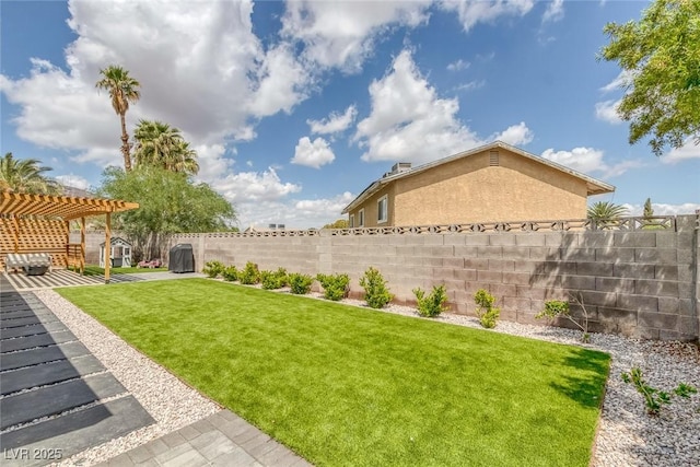 325 Heather Dr, Henderson, NV 89002 - view of yard with a pergola