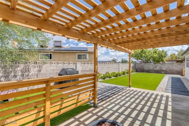 325 Heather Dr, Henderson, NV 89002 - view of patio / terrace with grilling area and a pergola