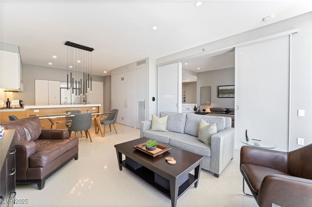 3726 Las Vegas Blvd Unit 2410, Las Vegas, NV 89158 - living room featuring recessed lighting