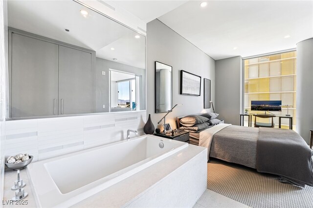 3726 Las Vegas Blvd Unit 2410, Las Vegas, NV 89158 - bathroom featuring recessed lighting and a bath
