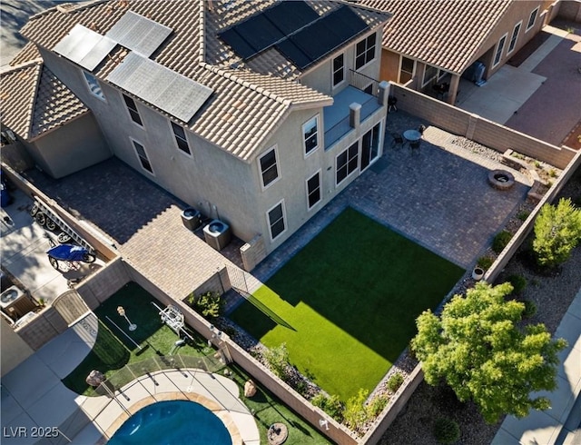 258 Chamomile Dr, Henderson, NV 89015 - aerial view of property and surrounding area