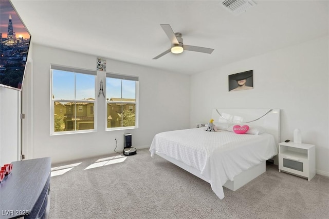 7011 Toll Mountain St, North Las Vegas, NV 89086 - bedroom with carpet floors and ceiling fan
