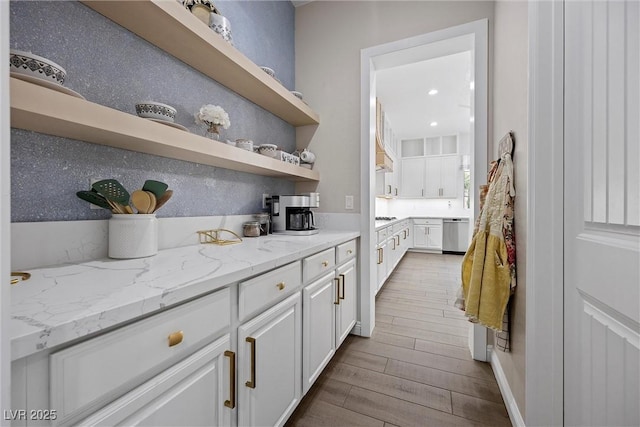 4220 San Alivia Ct, Las Vegas, NV 89141 - bar with wood finished floors and dishwasher