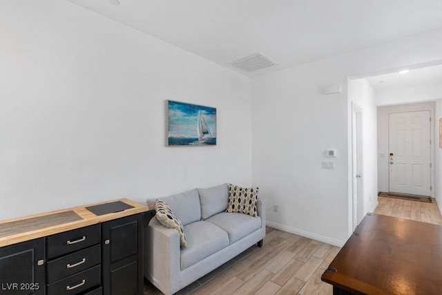 3709 Neblina Dr, Henderson, NV 89052 - living area with light wood-style floors and baseboards