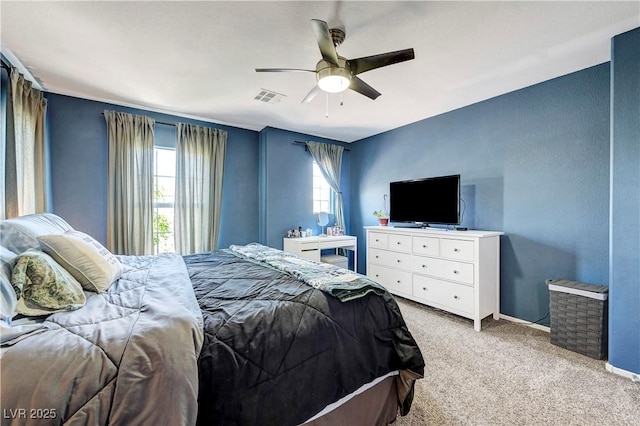 9065 Adorable Ave, Las Vegas, NV 89149 - carpeted bedroom featuring ceiling fan and baseboards