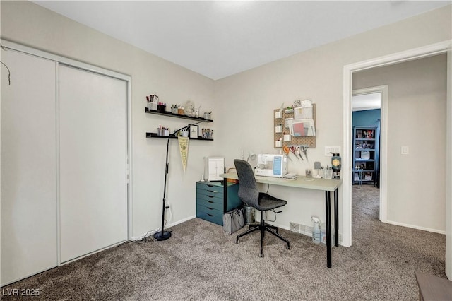 9065 Adorable Ave, Las Vegas, NV 89149 - carpeted home office with baseboards