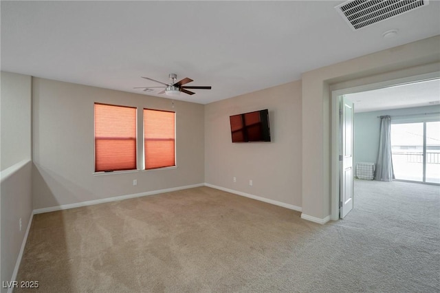 7520 Fontera Ct, Las Vegas, NV 89139 - carpeted empty room with ceiling fan and baseboards