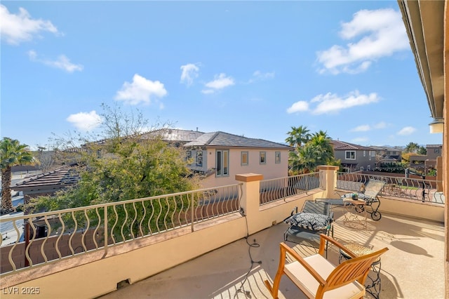 7778 Villa Montara St, Las Vegas, NV 89123 - balcony featuring a residential view
