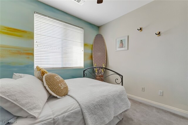 7778 Villa Montara St, Las Vegas, NV 89123 - bedroom featuring carpet flooring, baseboards, and a ceiling fan