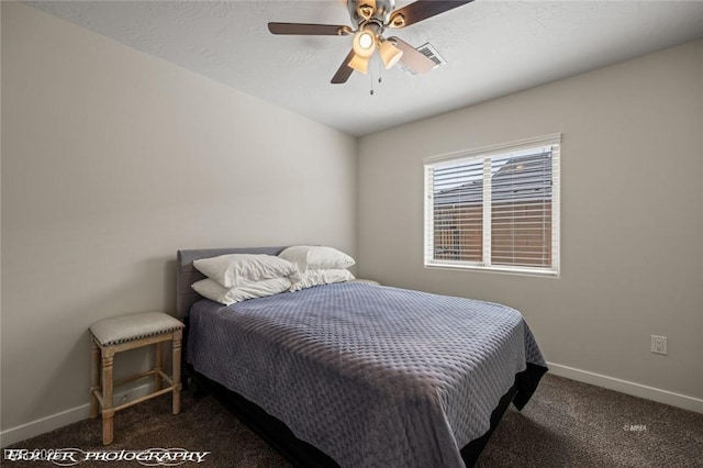 942 Shadow Hawk Rdg, Mesquite, NV 89027 - carpeted bedroom with baseboards and ceiling fan