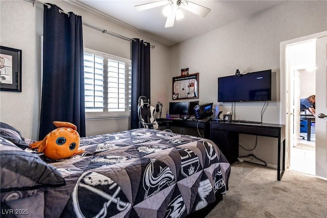 53 Grossinger Ct, Henderson, NV 89074 - bedroom with carpet and ceiling fan