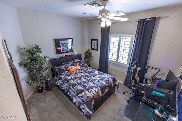 53 Grossinger Ct, Henderson, NV 89074 - bedroom with carpet floors, a ceiling fan, and baseboards