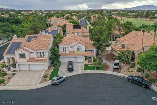 53 Grossinger Ct, Henderson, NV 89074 - aerial view of residential area featuring mountains