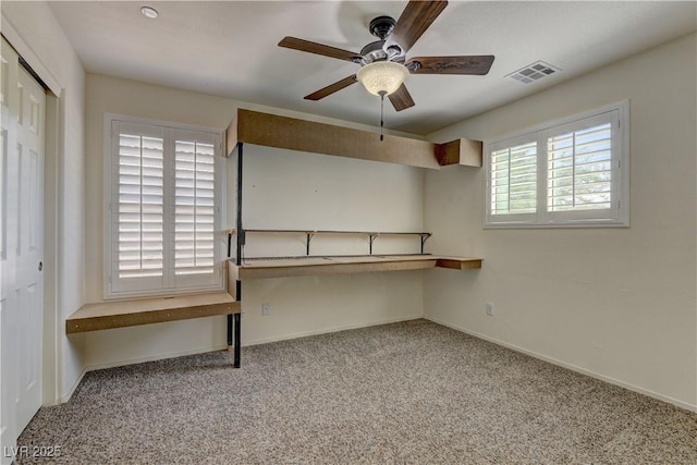 952 Crescent Falls St, Henderson, NV 89011 - unfurnished bedroom featuring carpet flooring, baseboards, and a ceiling fan