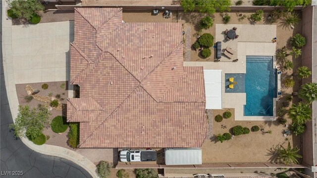 7719 Villa Montara St, Las Vegas, NV 89123 - aerial view of a pool