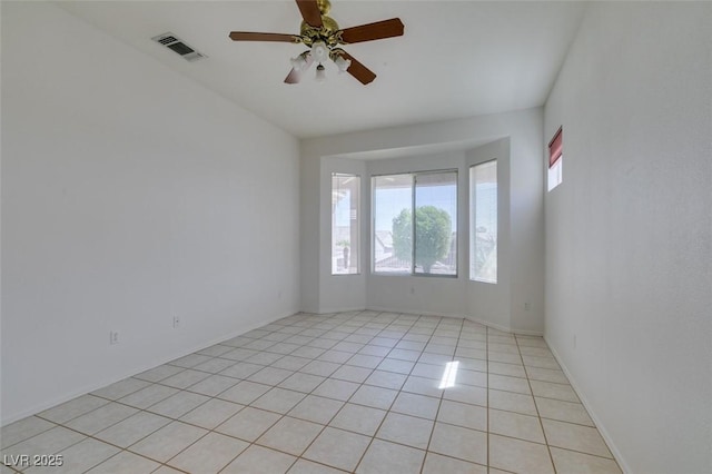 494 Dart Brook Pl, Henderson, NV 89012 - spare room with light tile patterned floors and a ceiling fan