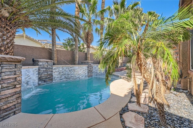 10310 Songsparrow Ct, Las Vegas, NV 89135 - view of pool featuring a fenced backyard