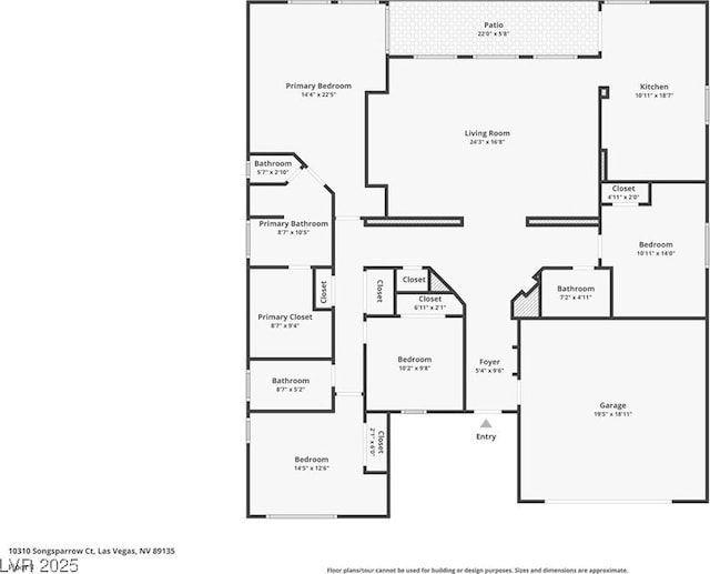 10310 Songsparrow Ct, Las Vegas, NV 89135 - home floor plan